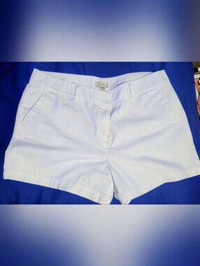 LOFT 4" Short shorts Size 14 white casual, lightweight, breathable, classic fit